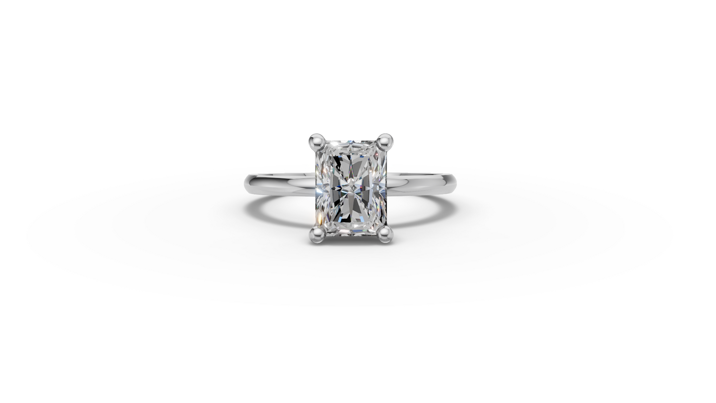 Radiant Solitaire Ring