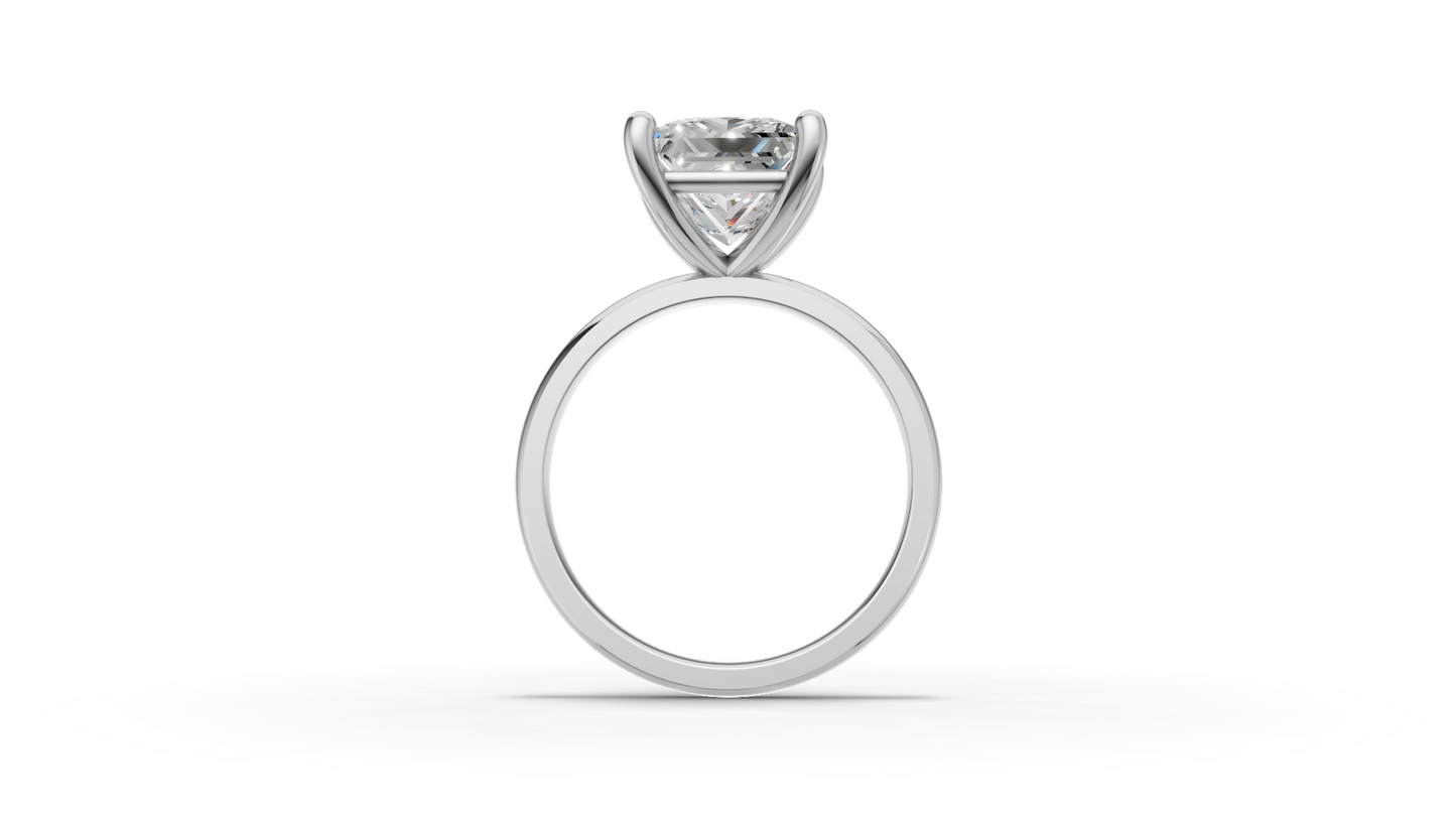 Princess Solitaire Ring