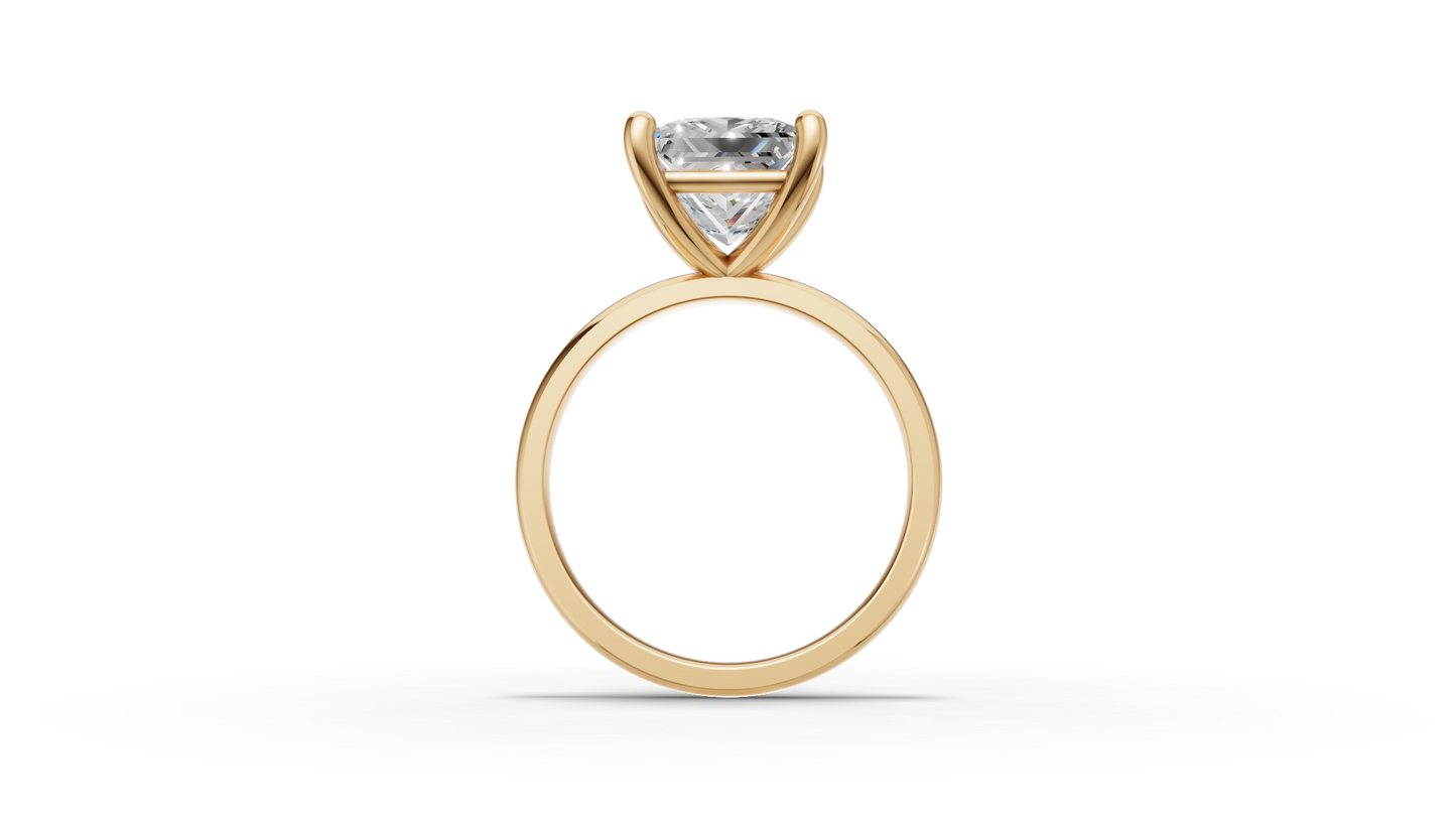Princess Solitaire Ring