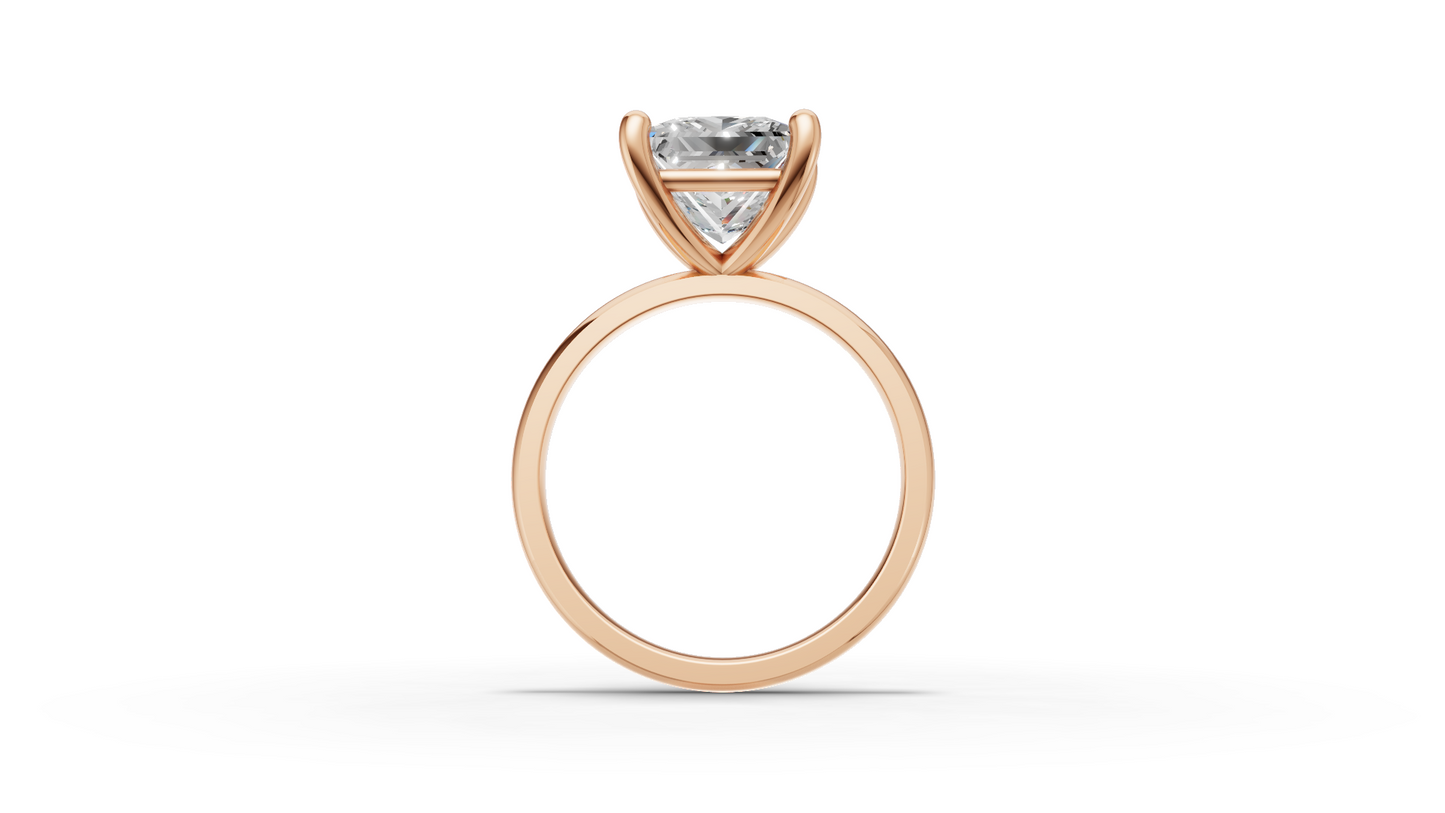 Princess Solitaire Ring