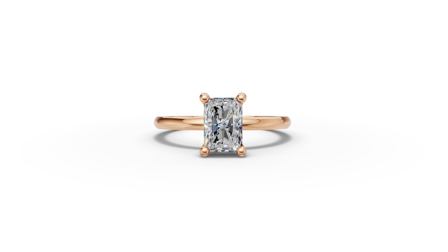 Radiant Solitaire Ring