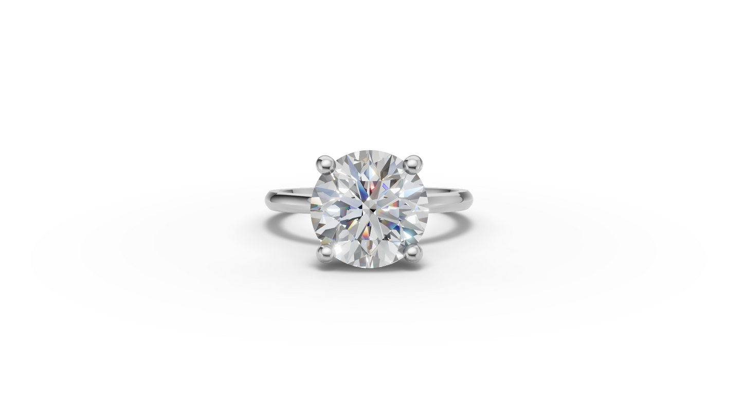 Round Solitaire Ring