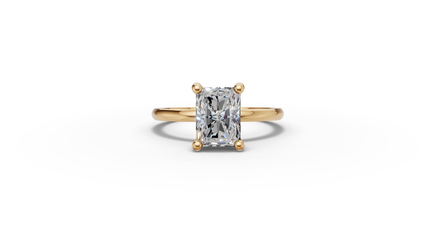 Radiant Solitaire Ring