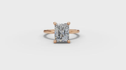 Radiant Solitaire Ring