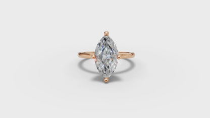 Marquise Solitaire Ring
