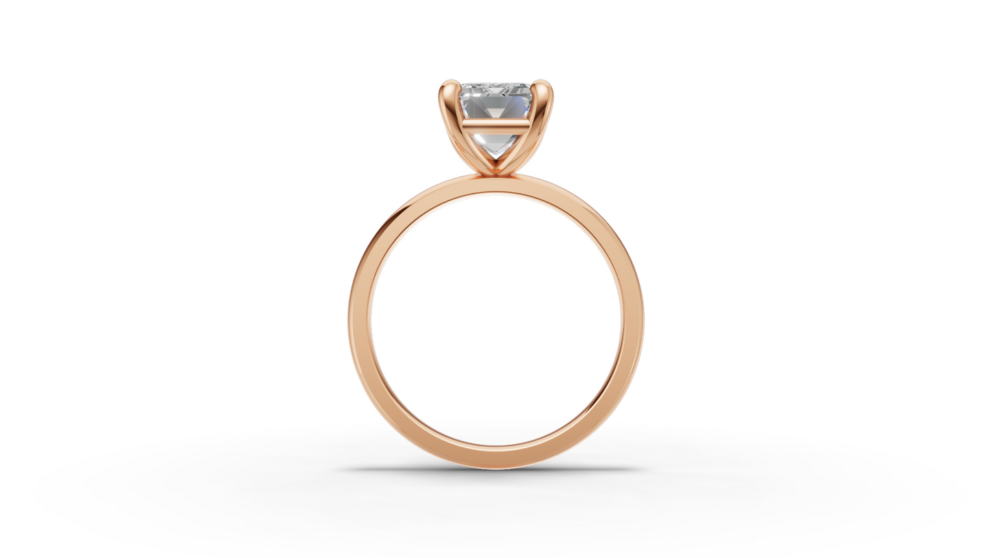 Emerald Solitaire Ring