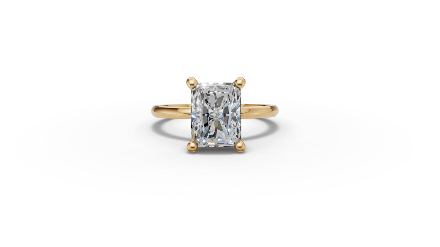 Radiant Solitaire Ring