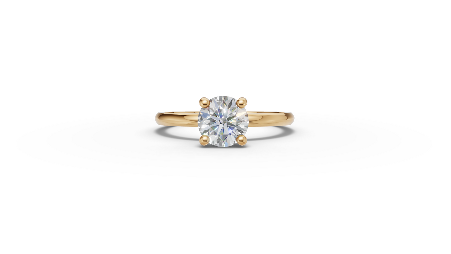 Round Solitaire Ring