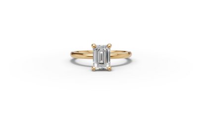 Emerald Solitaire Ring