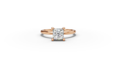 Princess Solitaire Ring
