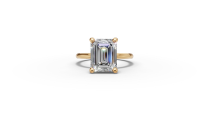 Emerald Solitaire Ring