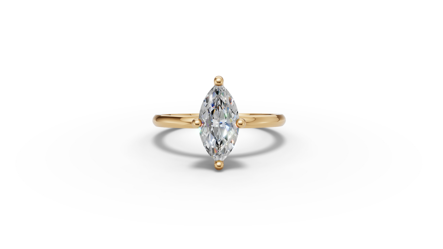 Marquise Solitaire Ring