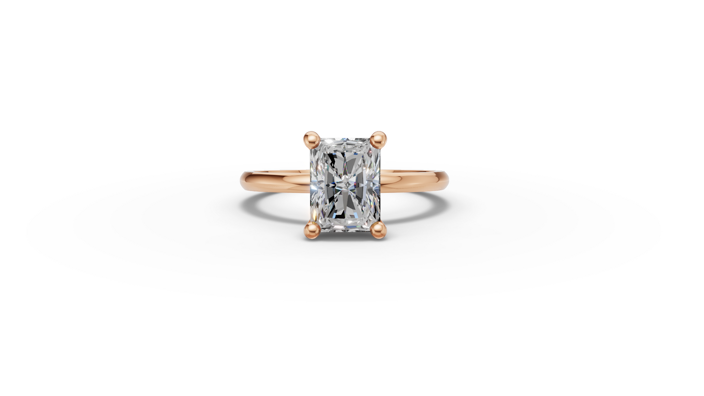 Radiant Solitaire Ring