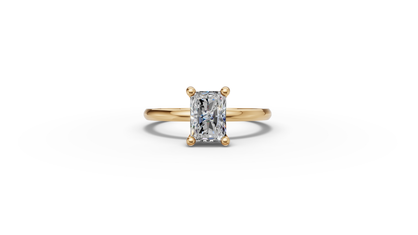 Radiant Solitaire Ring