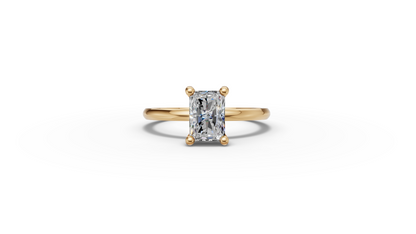 Radiant Solitaire Ring