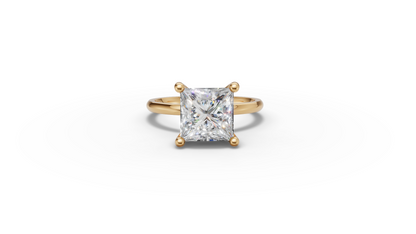 Princess Solitaire Ring