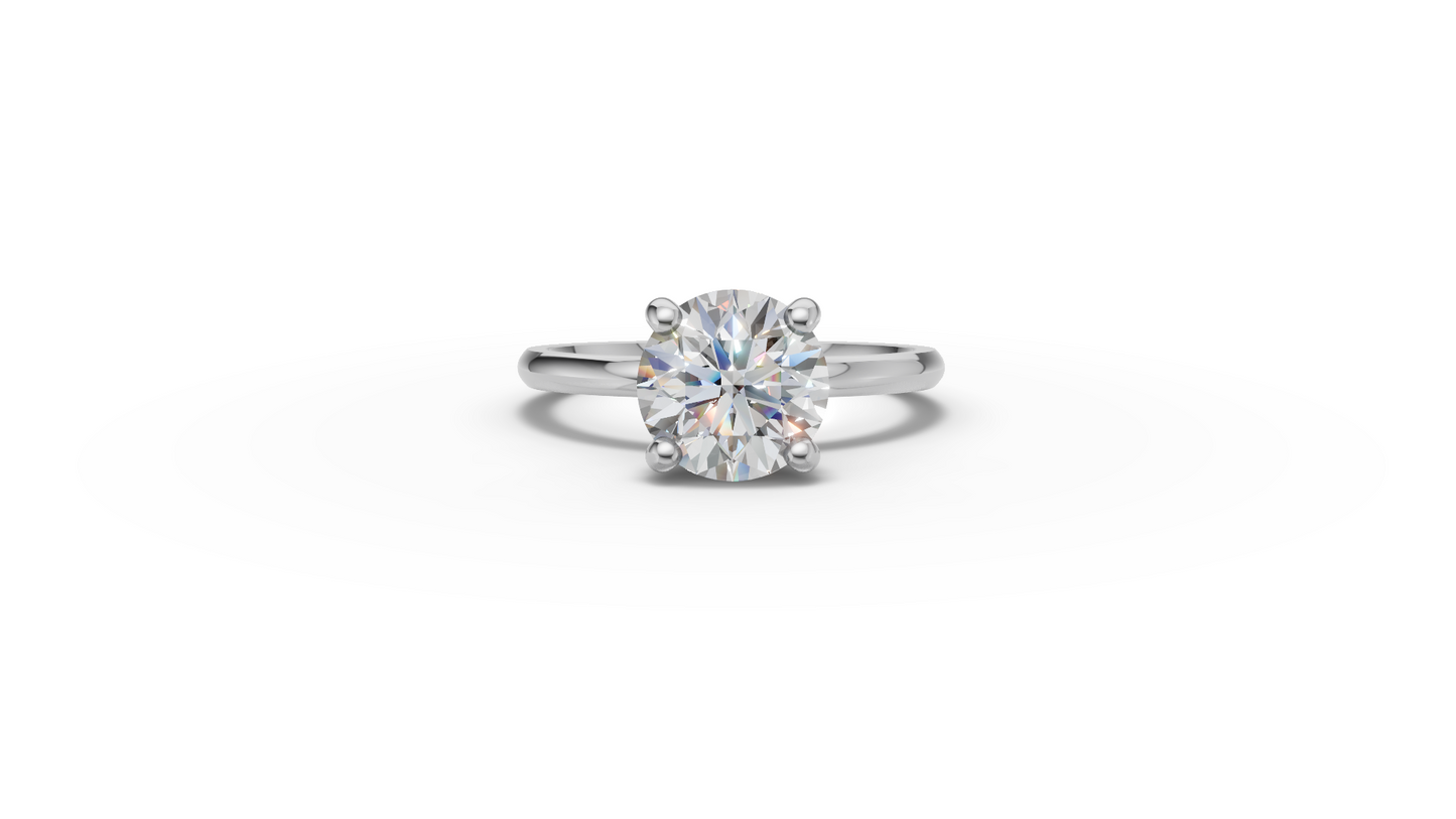Round Solitaire Ring