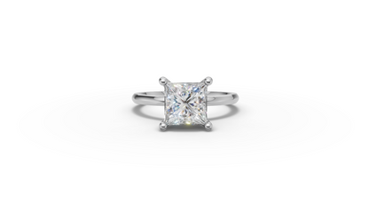 Princess Solitaire Ring