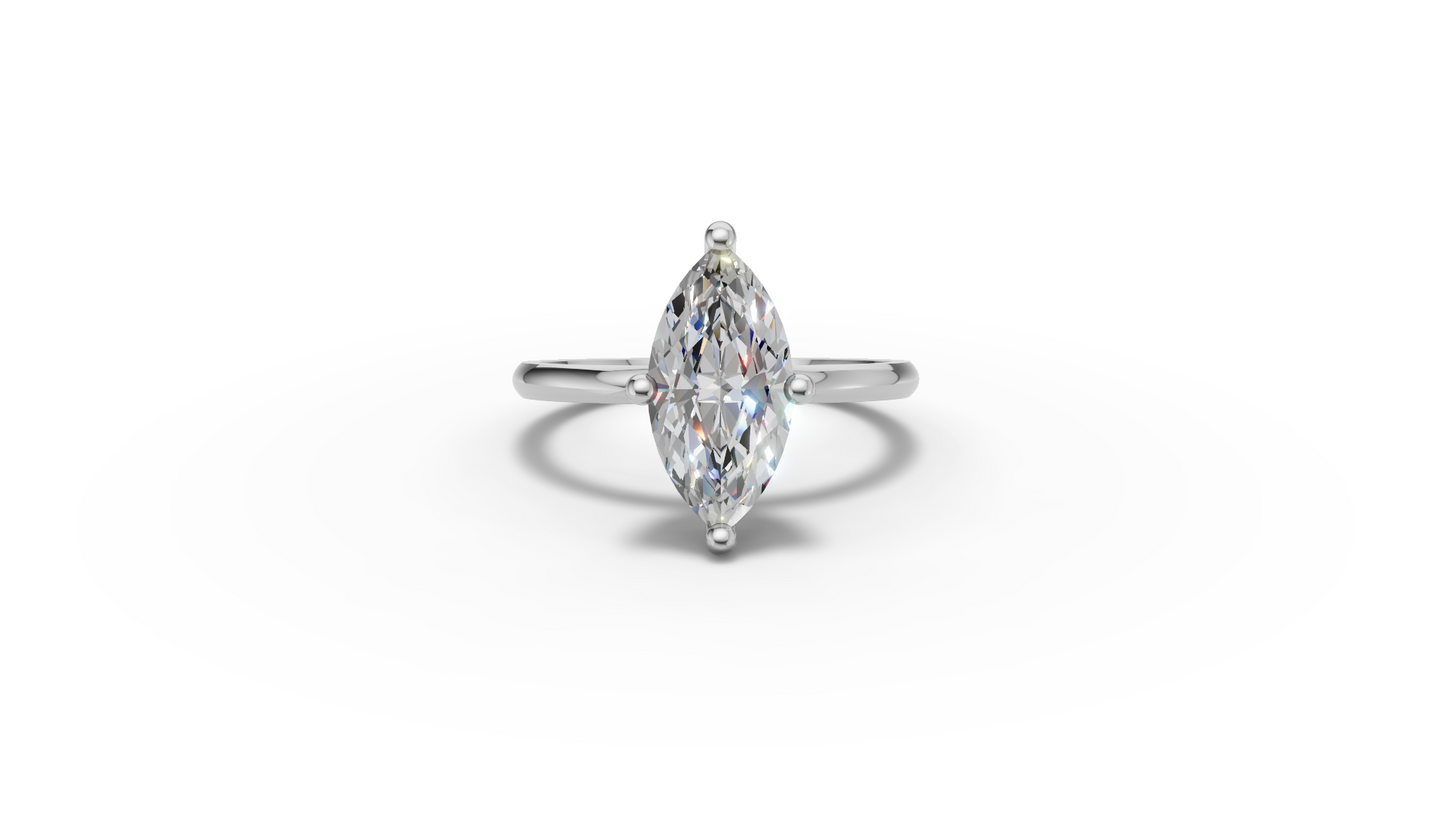 Marquise Solitaire Ring