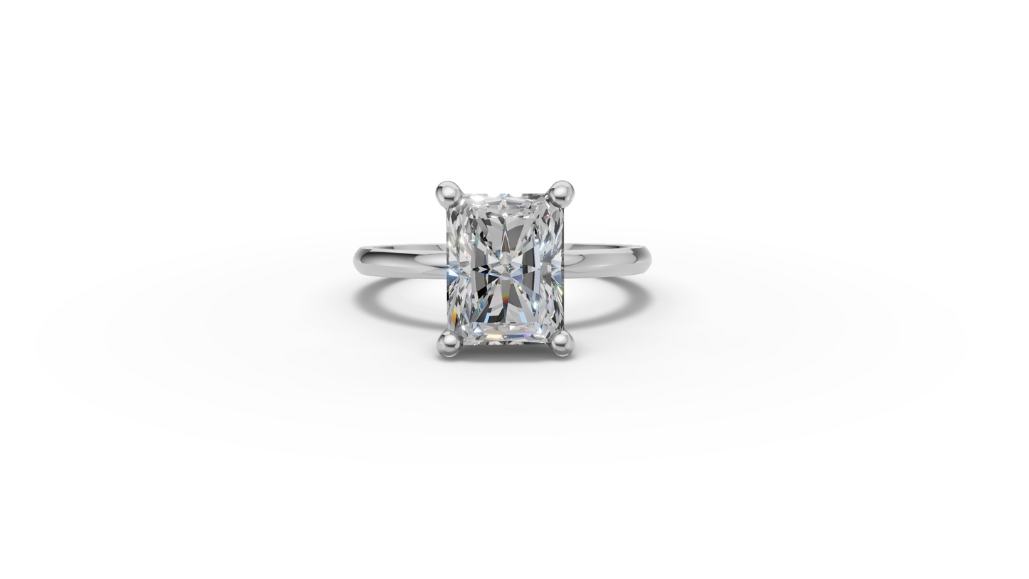 Radiant Solitaire Ring