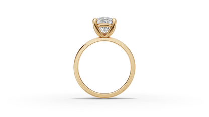 Pear Solitaire Ring