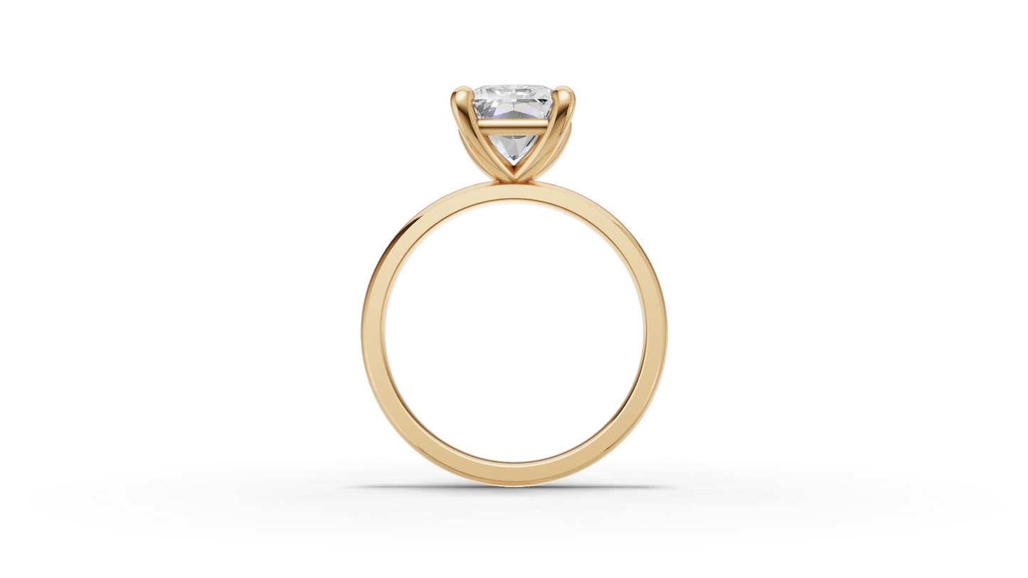 Radiant Solitaire Ring