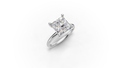 Princess Solitaire Ring