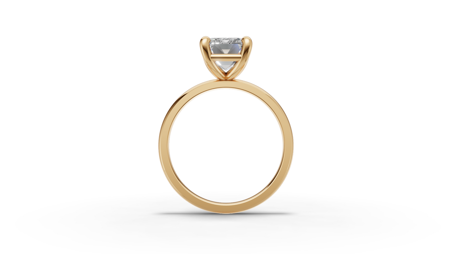 Emerald Solitaire Ring