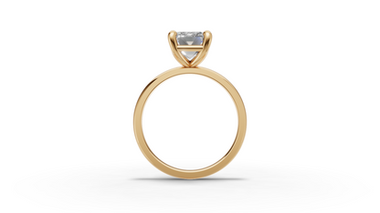 Emerald Solitaire Ring