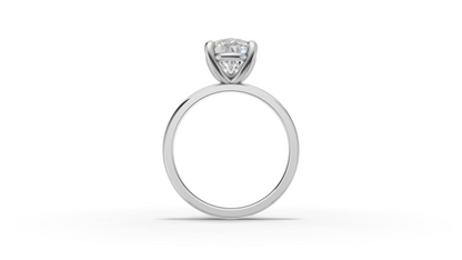 Pear Solitaire Ring