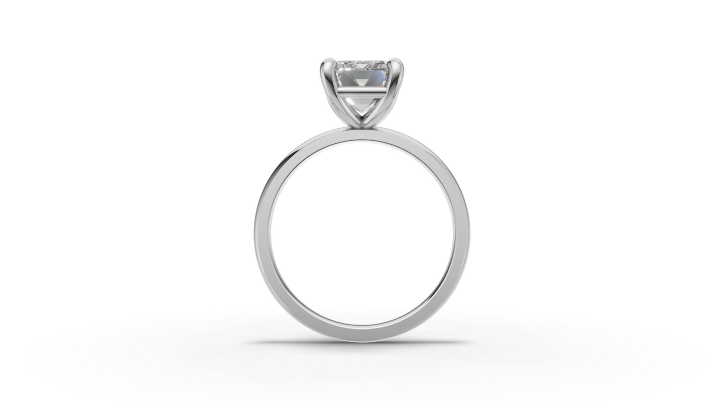 Emerald Solitaire Ring