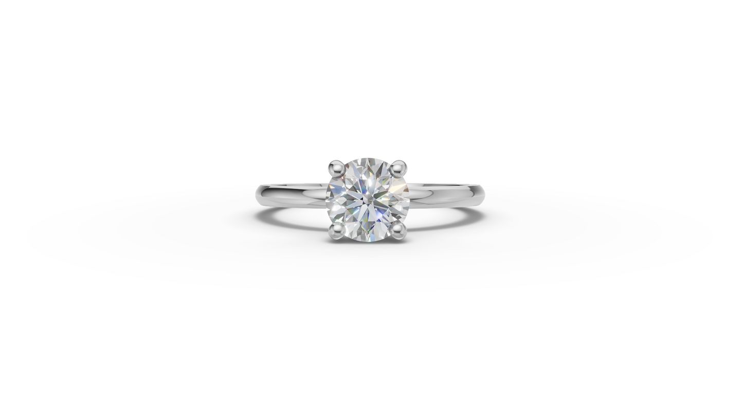Round Solitaire Ring