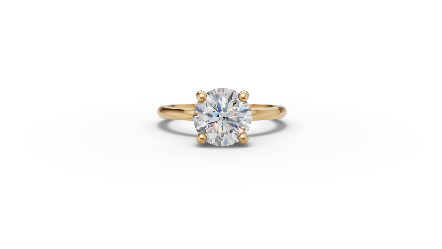 Round Solitaire Ring