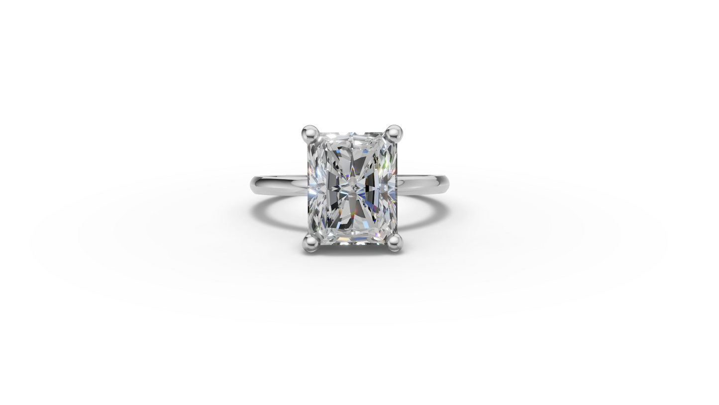 Radiant Solitaire Ring