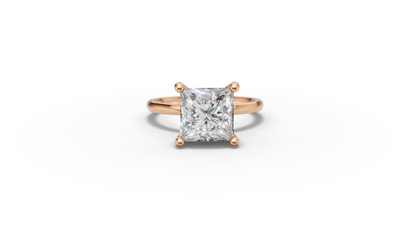 Princess Solitaire Ring
