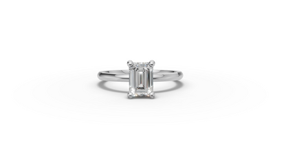 Emerald Solitaire Ring