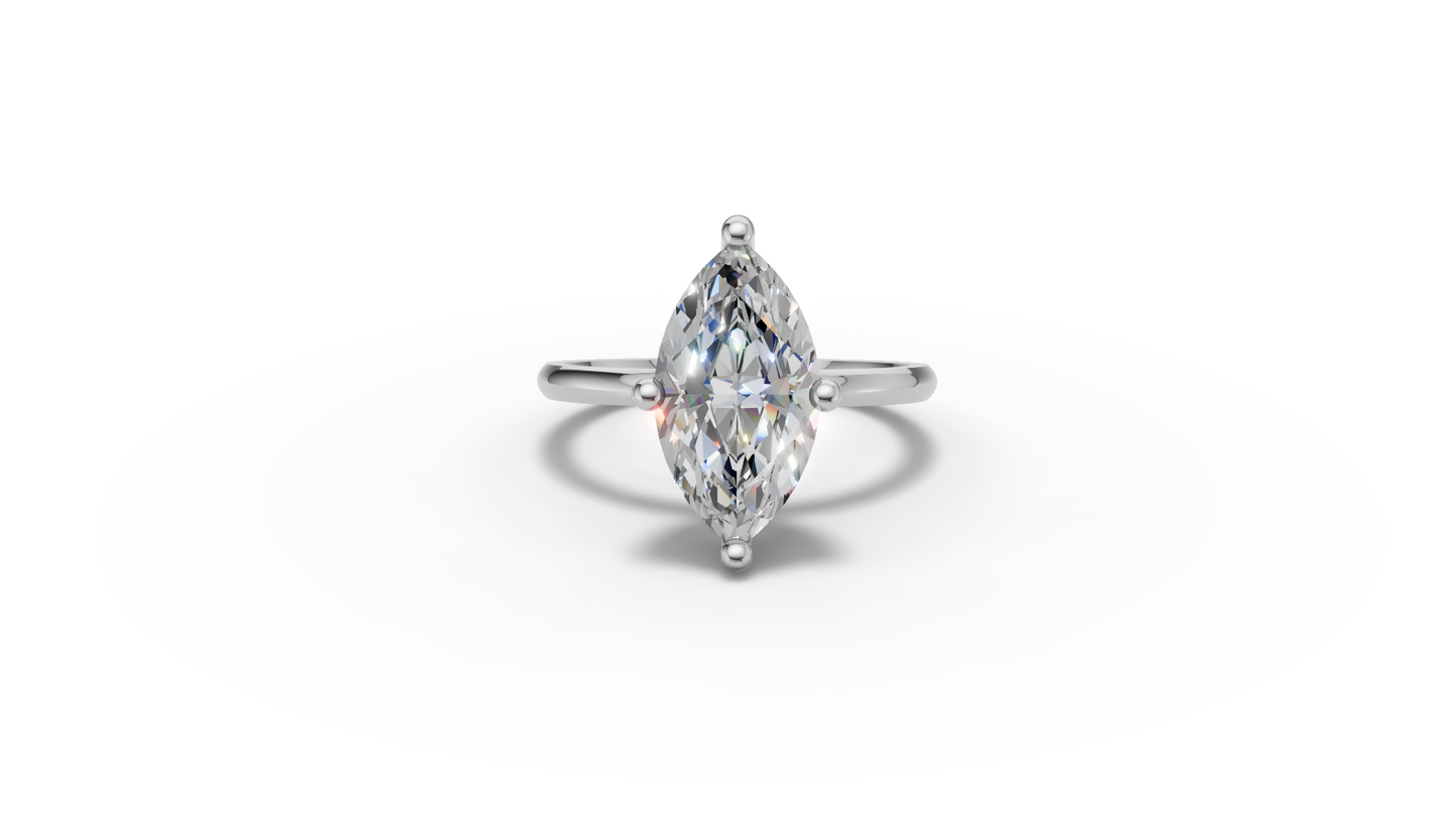 Marquise Solitaire Ring